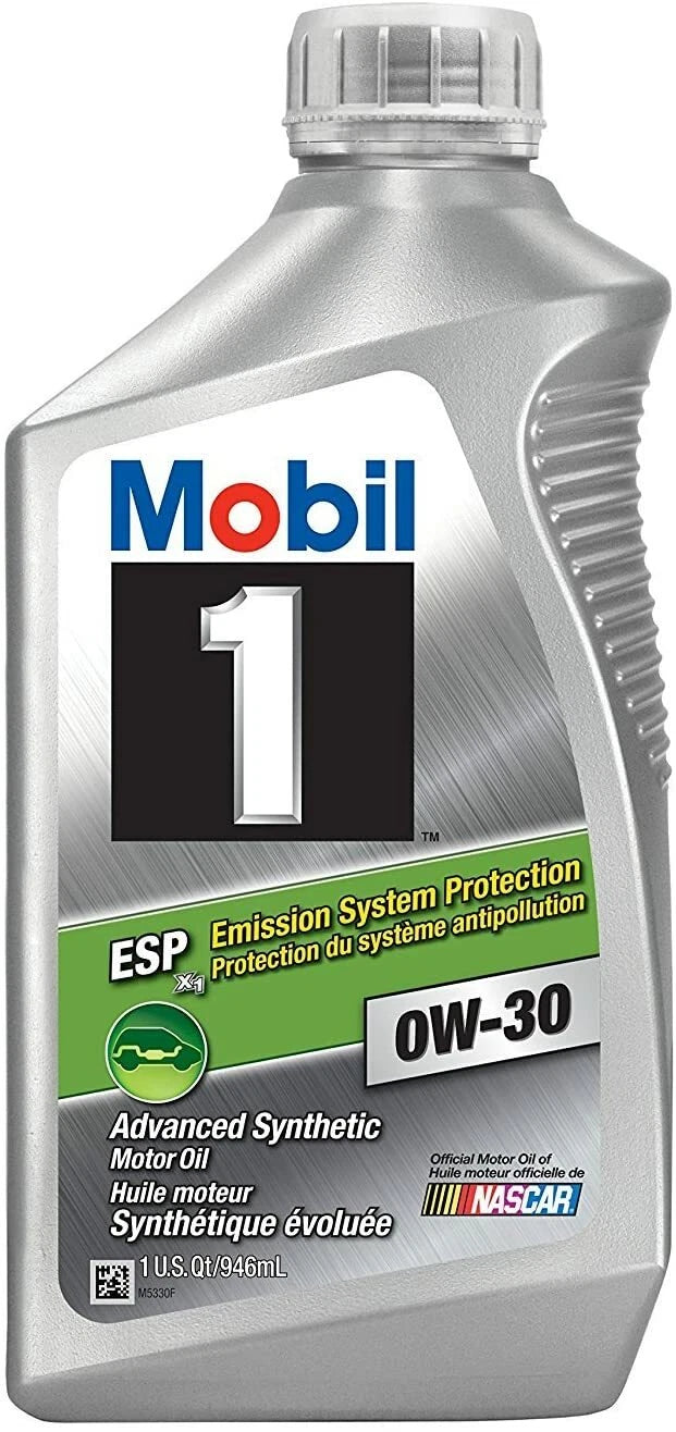 6 Pack Mobil 1 121218 0W-30 ESP Motor Engine Oil - 1 Quart New Free Shipping
