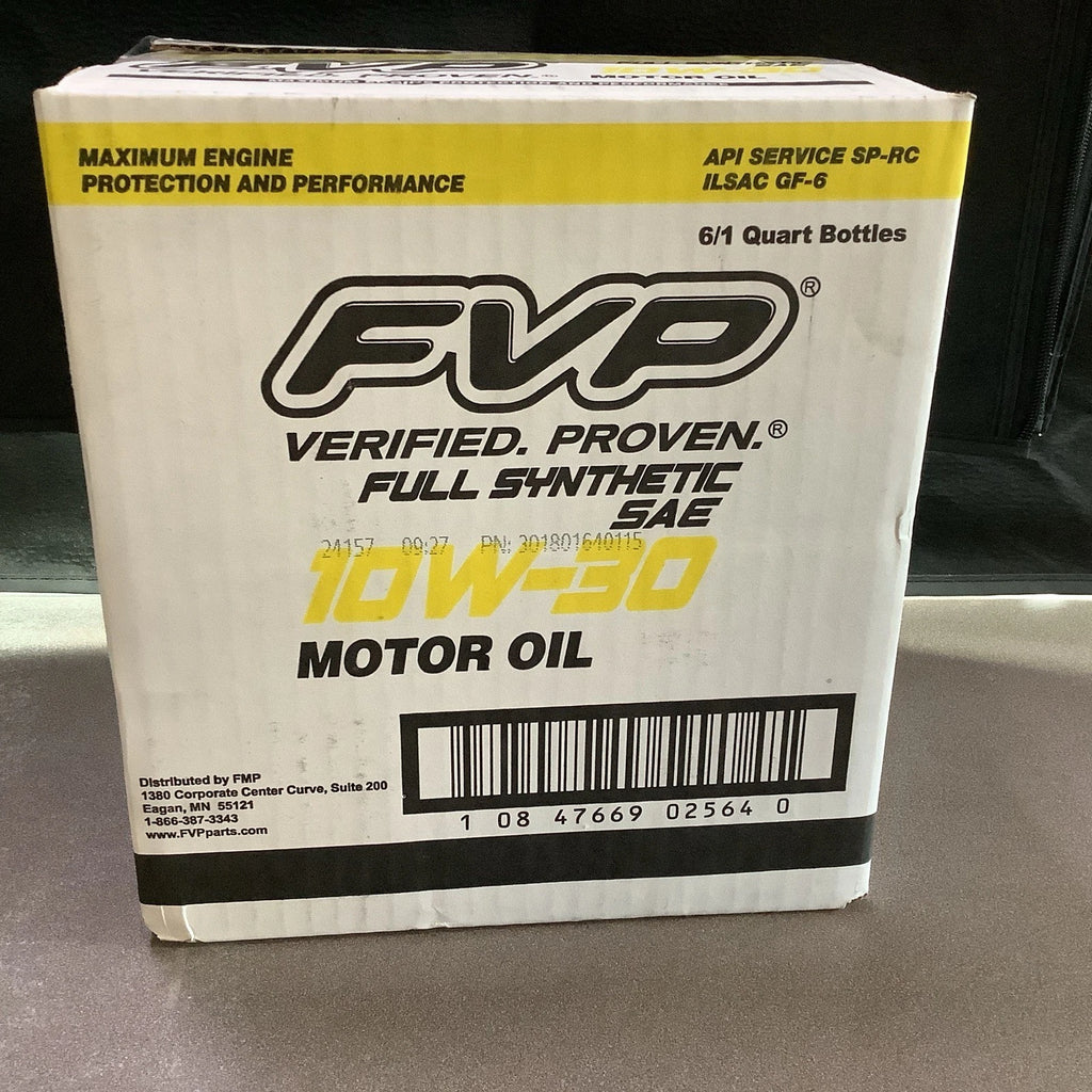 FVP 10W-30 Full Synthetic Motor Oil 6 Pack Of 1 Qt.
