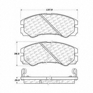 Frt Severe Duty Semi-Met Prem Brake Pads  Centric Parts  106.05790