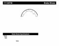 Rr Premium Brake Shoes  Centric Parts  111.04730