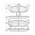 Rr Severe Duty Semi-Met Prem Brake Pad  Centric Parts  106.10410