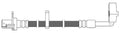 Frt Brake Hose  Centric Parts  150.67120