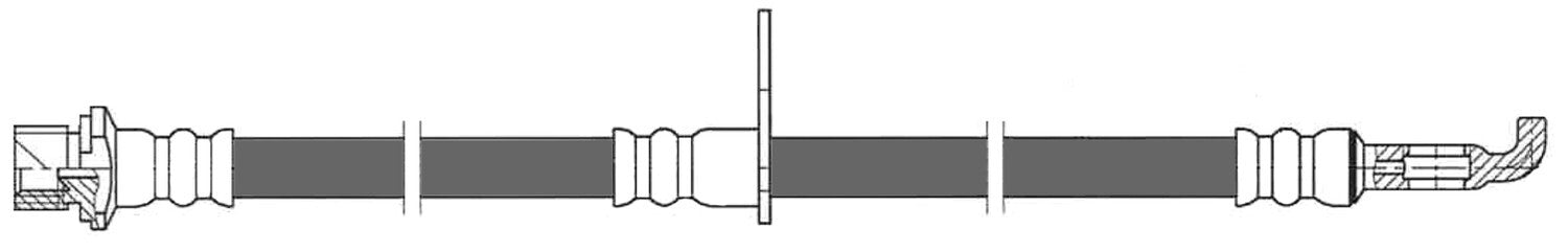 Frt Brake Hose  Centric Parts  150.44164