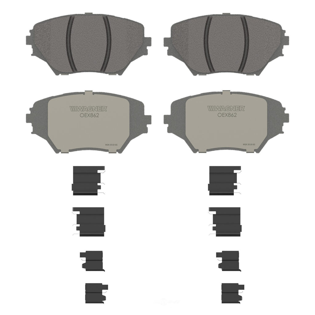 Frt Premium Ceramic Brake Pads  Wagner  OEX862