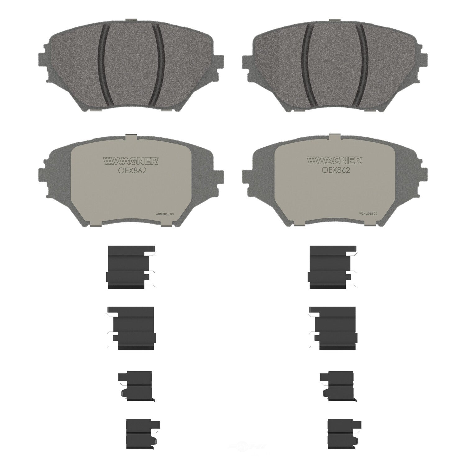 Frt Premium Ceramic Brake Pads  Wagner  OEX862