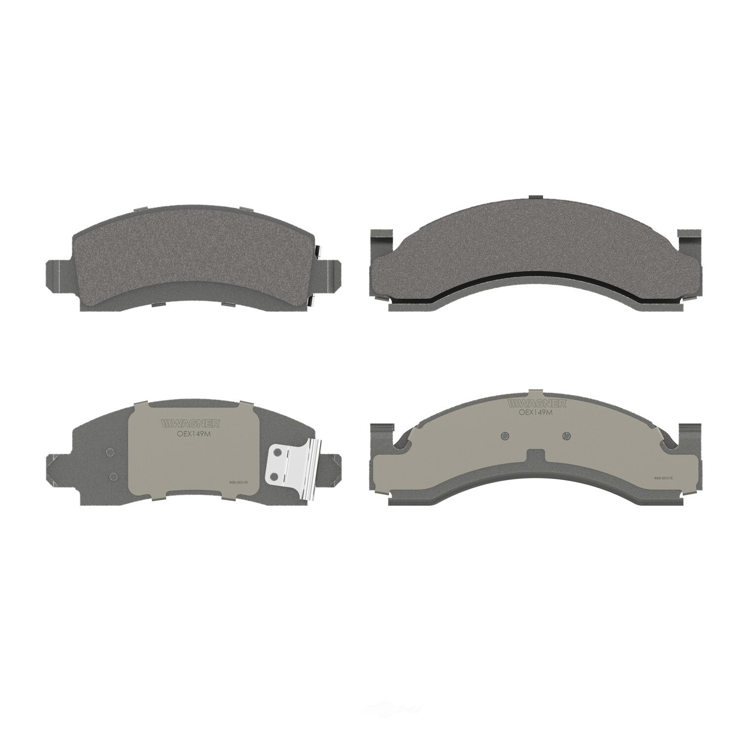 Frt Premium Ceramic Brake Pads  Wagner  OEX149M