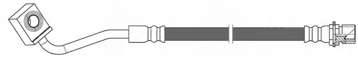 Rr Brake Hose  Centric Parts  150.58318