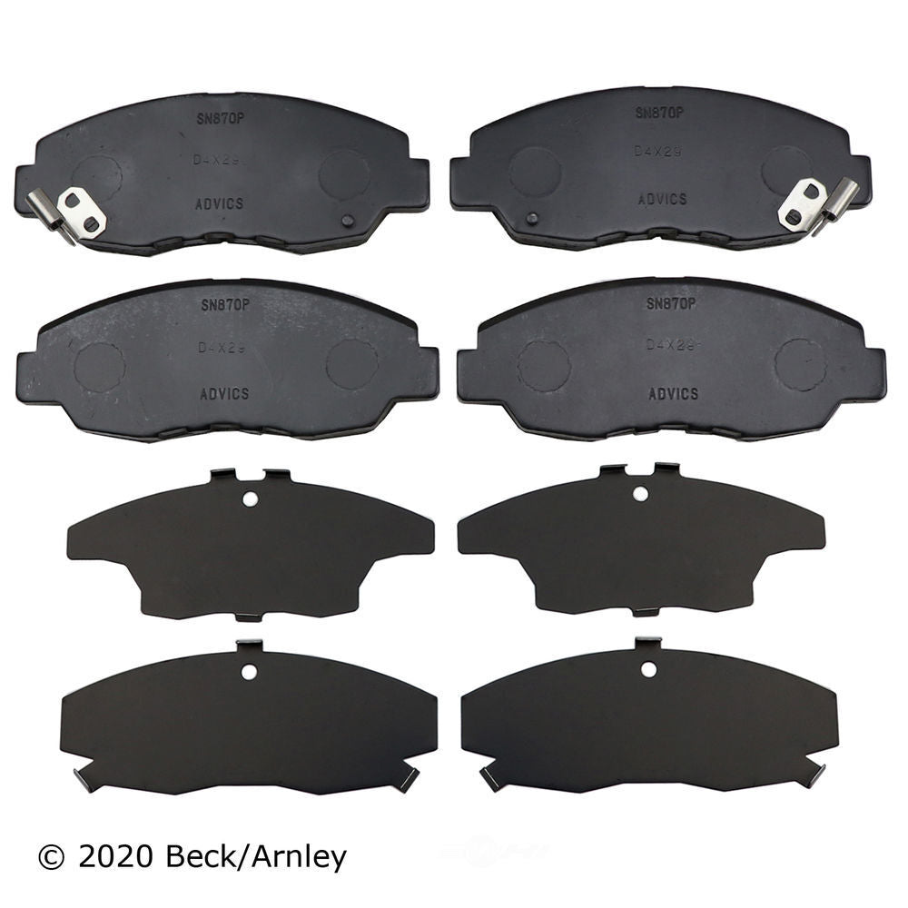 Frt OE Brake Pads  Beck/Arnley  089-1367