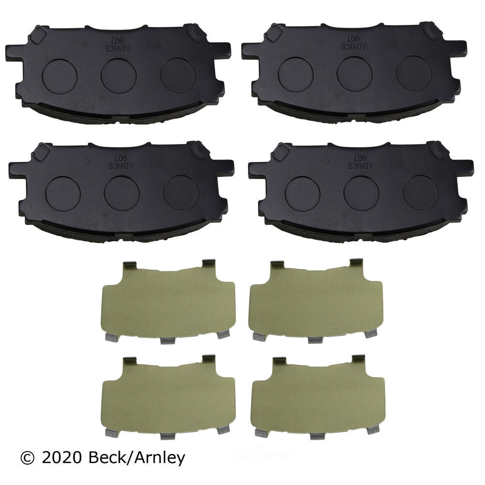 Frt OE Brake Pads  Beck/Arnley  089-1805