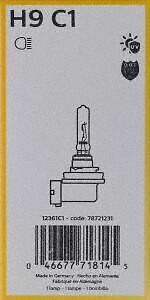 Headlight  Philips  H9C1