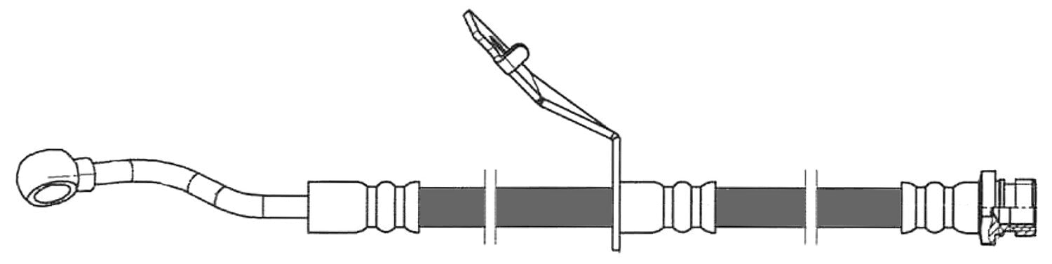 Frt Brake Hose  Centric Parts  150.50059