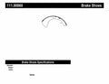 Brake Shoe Set  Centric Parts  111.00860