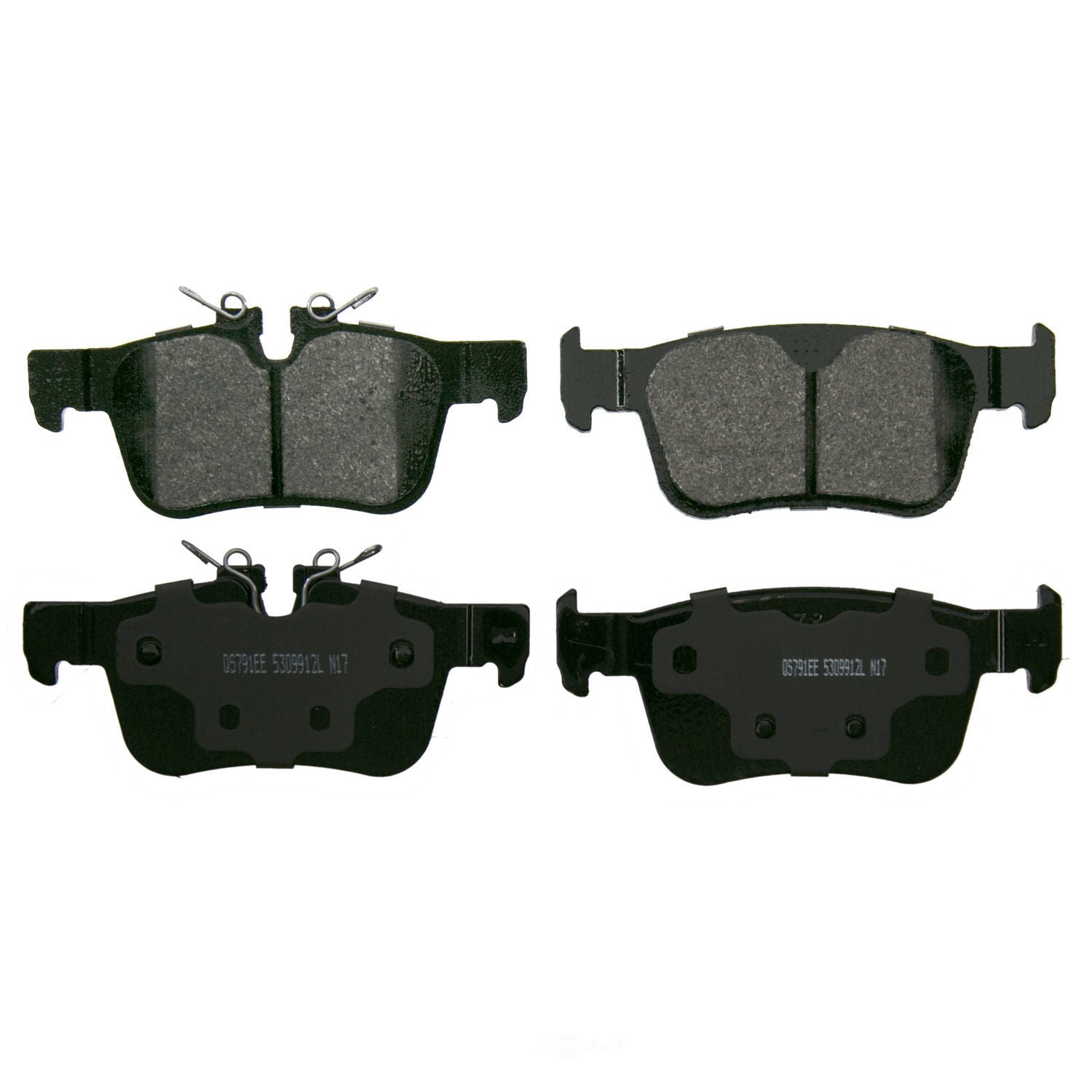 Rr Semi-Met Brake Pads  Wagner  ZX1938