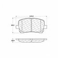 Frt Severe Duty Semi-Met Prem Brake Pads  Centric Parts  106.09230