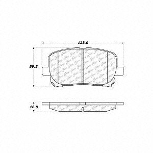 Frt Severe Duty Semi-Met Prem Brake Pads  Centric Parts  106.09230