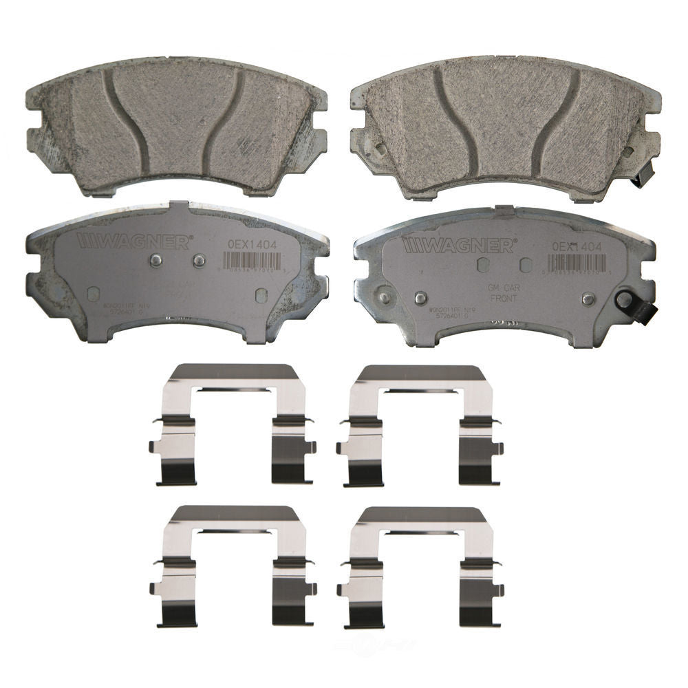 Frt Premium Ceramic Brake Pads  Wagner  OEX1404