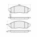Frt Severe Duty Semi-Met Prem Brake Pads  Centric Parts  106.10940