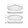 Rr Severe Duty Semi-Met Prem Brake Pad  Centric Parts  106.11940