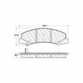 Frt Severe Duty Semi-Met Prem Brake Pads  Centric Parts  106.11590