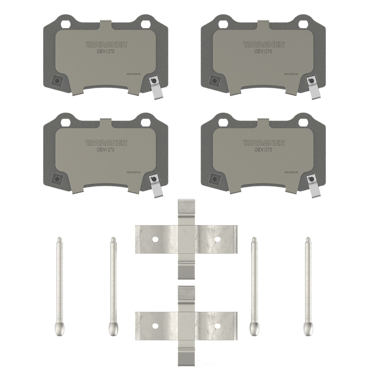 Rr Premium Ceramic Brake Pads  Wagner  OEX1270