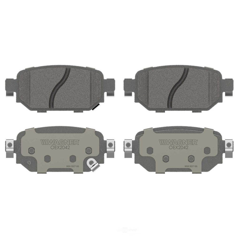Rr Premium Ceramic Brake Pads  Wagner  OEX2042