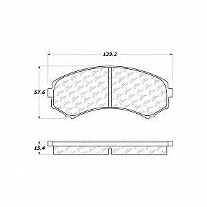 Frt Severe Duty Semi-Met Prem Brake Pads  Centric Parts  106.08670
