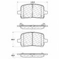 Frt Severe Duty Semi-Met Prem Brake Pads  Centric Parts  106.10280