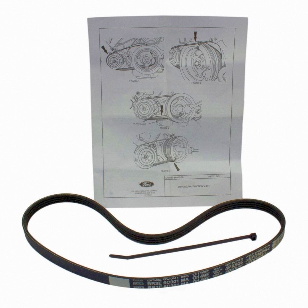 Serpentine Belt  Motorcraft  JK4-371B
