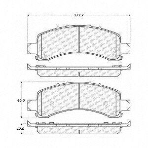 Rr Severe Duty Semi-Met Prem Brake Pad  Centric Parts  106.09741