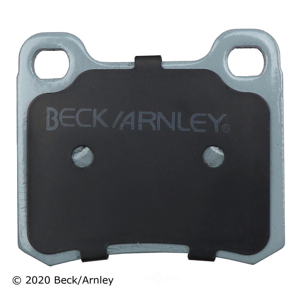 Rr Prem Brake Pads  Beck/Arnley  085-1238