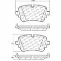 Rr Super Prem Ceramic Brake Pads  Centric Parts  105.18950