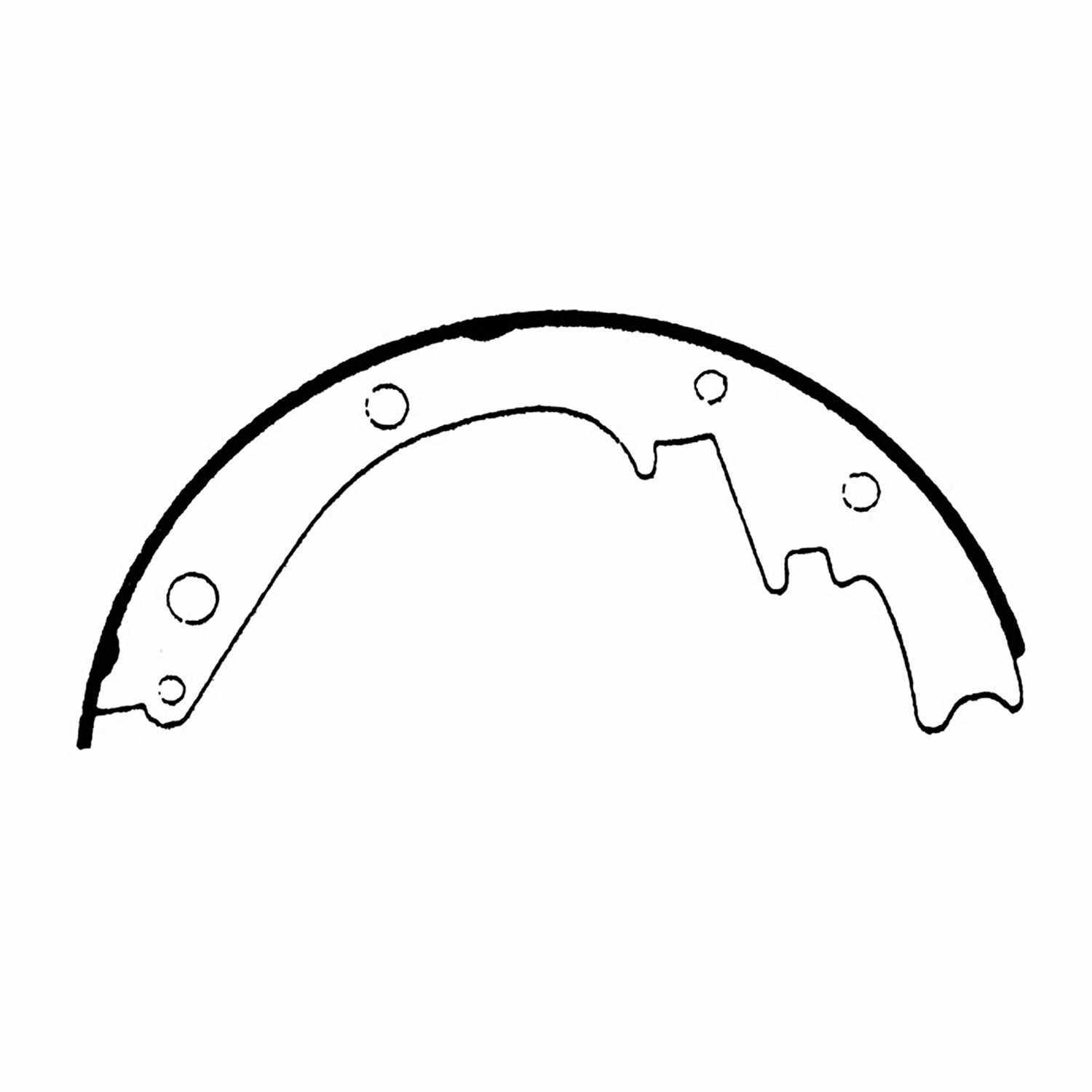 Rr Premium Brake Shoes  Centric Parts  111.04730