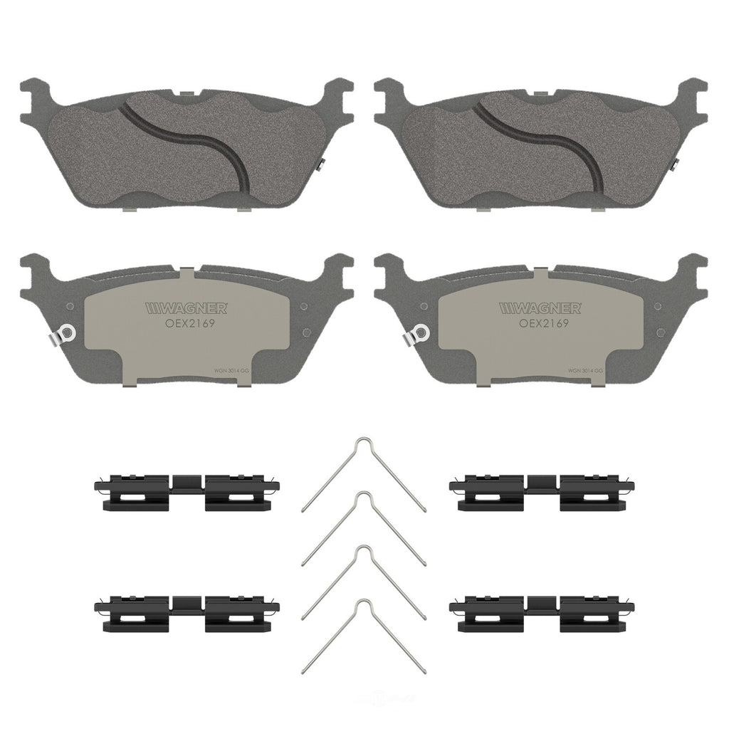 Rr Premium Ceramic Brake Pads  Wagner  OEX2169