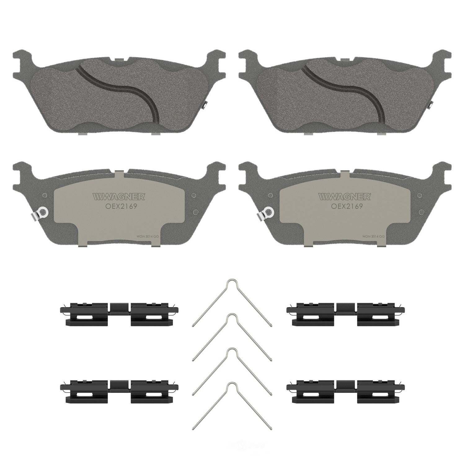 Rr Premium Ceramic Brake Pads  Wagner  OEX2169