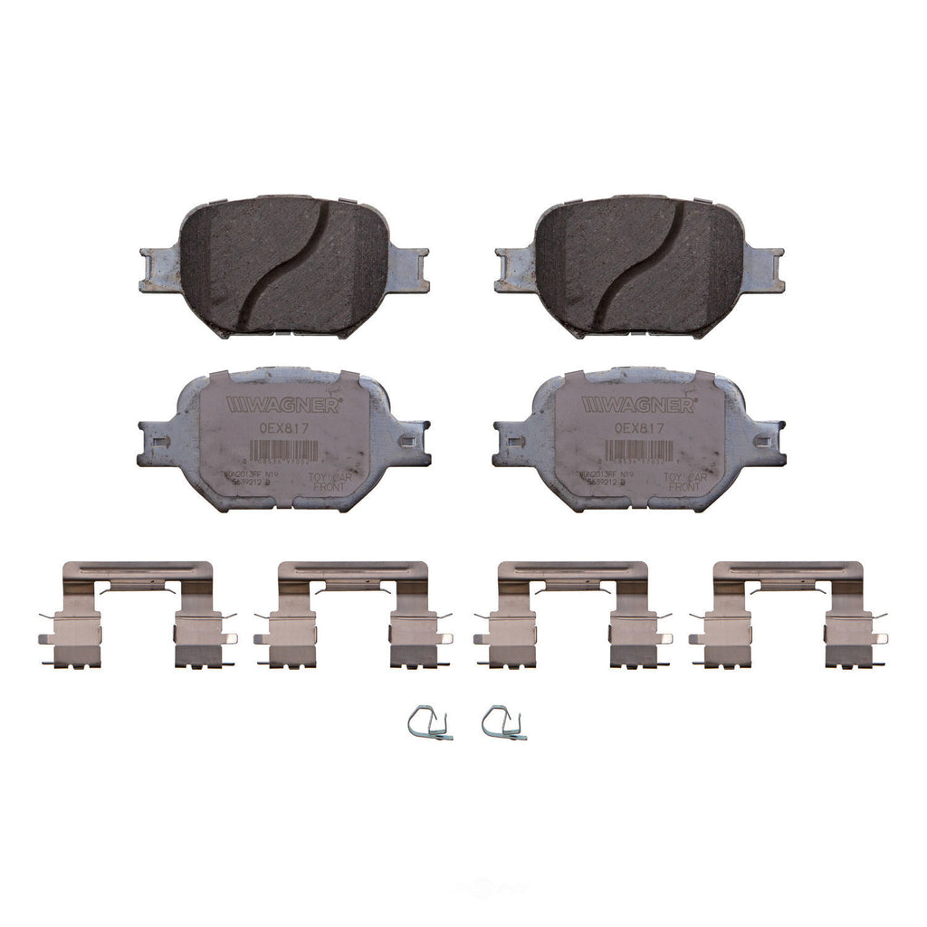Frt Premium Ceramic Brake Pads  Wagner  OEX817