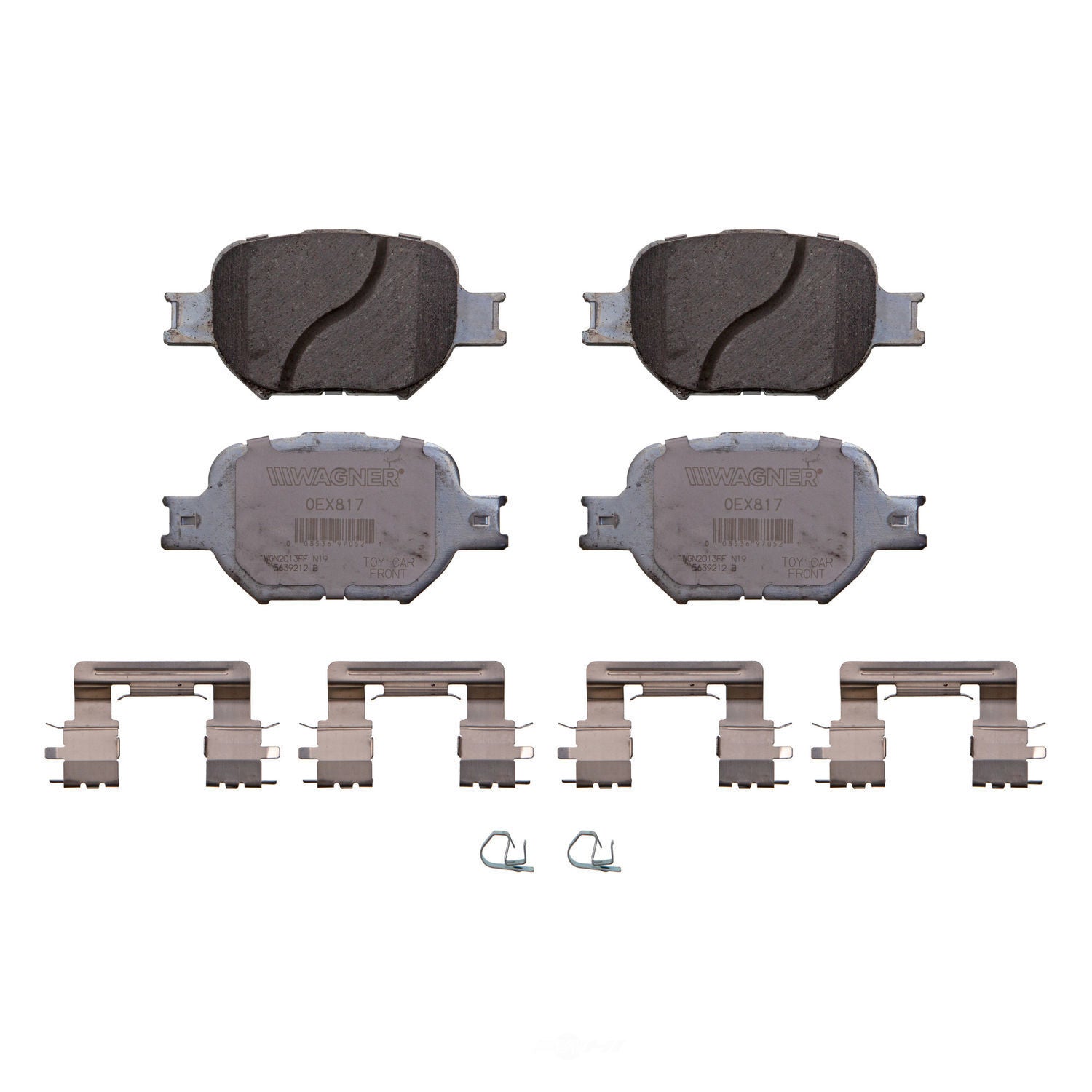 Frt Premium Ceramic Brake Pads  Wagner  OEX817