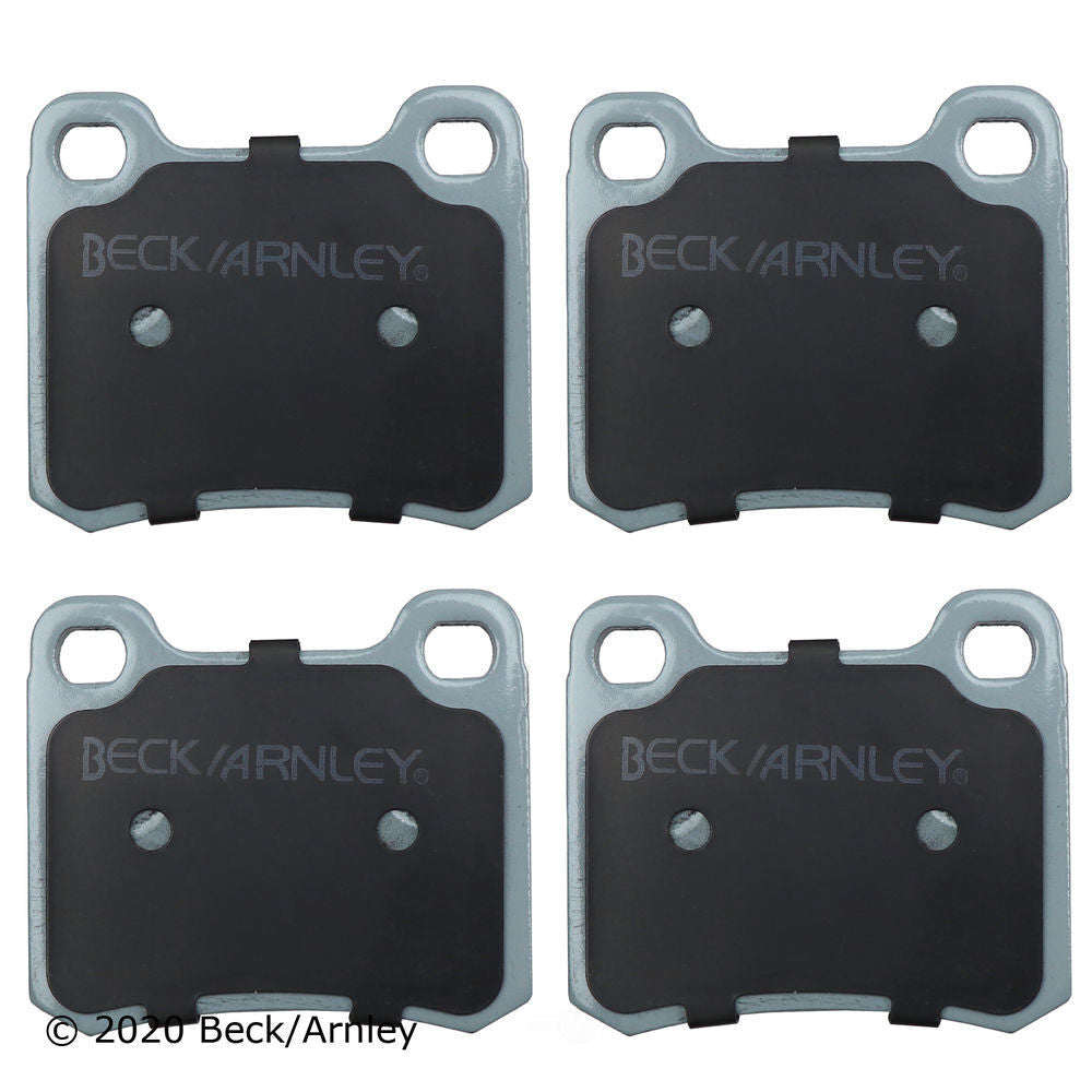 Rr Prem Brake Pads  Beck/Arnley  085-1238