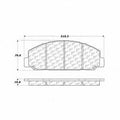 Frt Severe Duty Semi-Met Prem Brake Pads  Centric Parts  106.08270