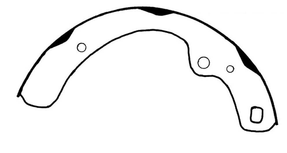 Rr Premium Brake Shoes  Centric Parts  111.03590
