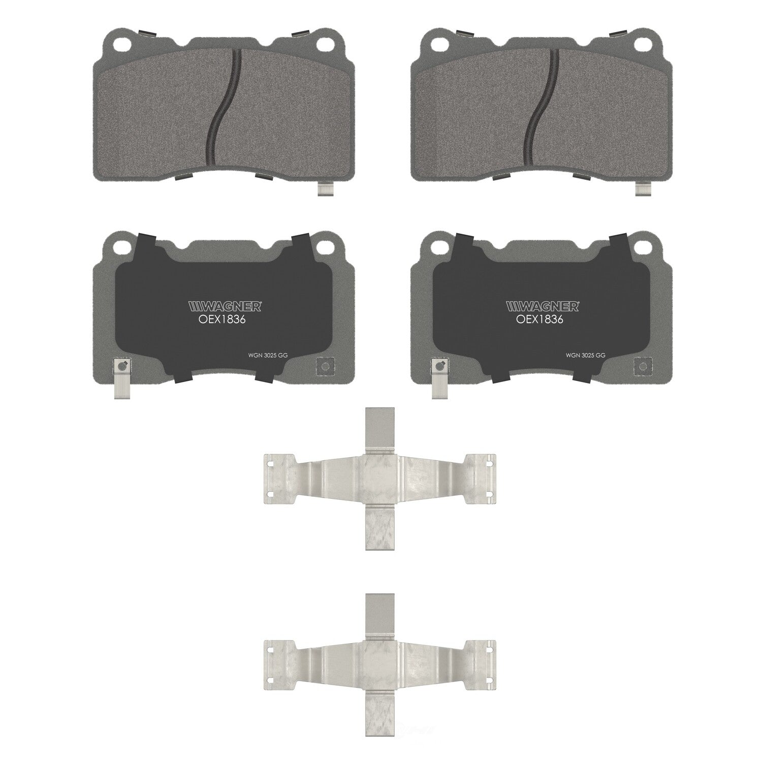 Frt Premium Ceramic Brake Pads  Wagner  OEX1836