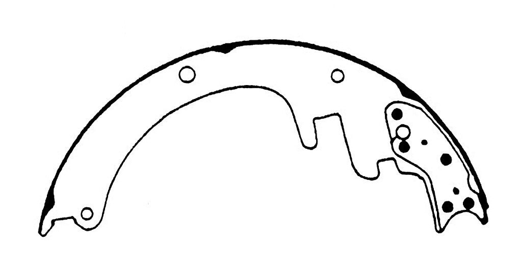 Rr Premium Brake Shoes  Centric Parts  111.04510