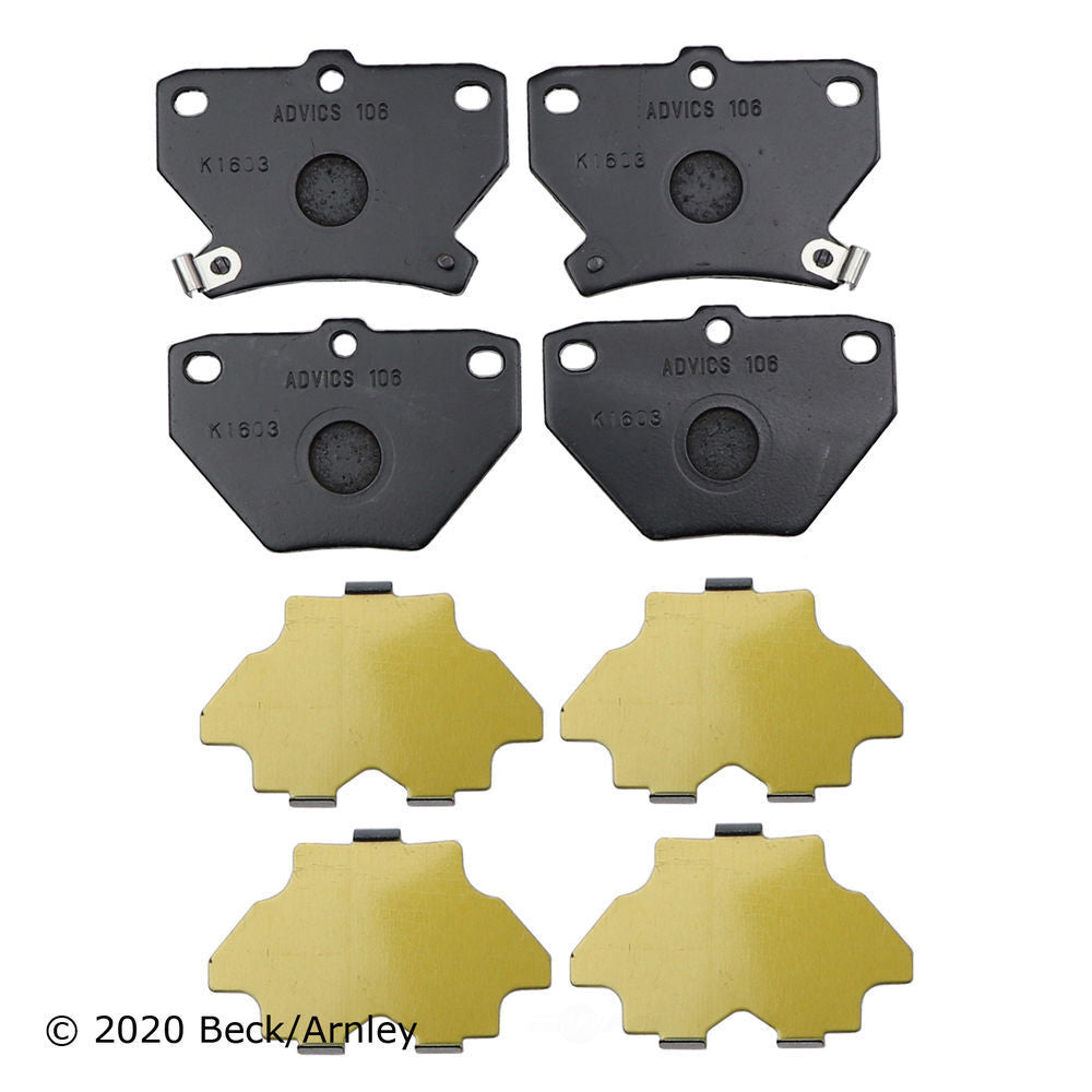 Rr OE Brake Pads  Beck/Arnley  089-1636