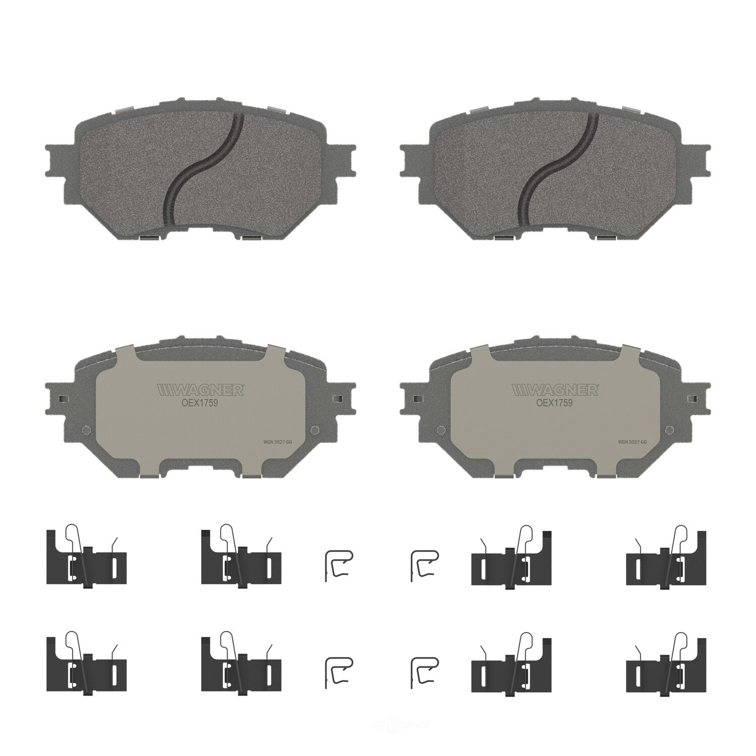Frt Premium Ceramic Brake Pads  Wagner  OEX1759