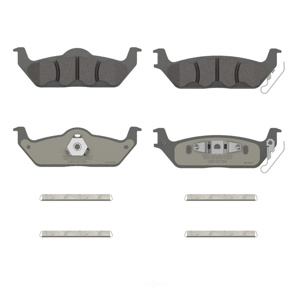 Rr Premium Ceramic Brake Pads  Wagner  OEX1012M