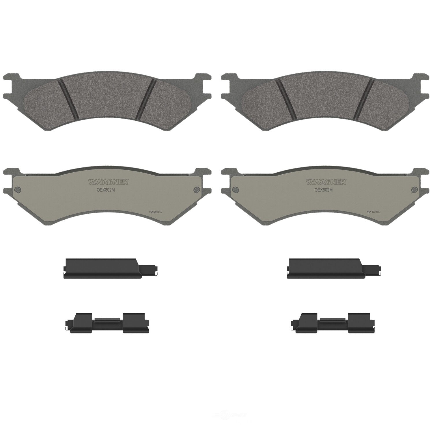Rr Premium Ceramic Brake Pads  Wagner  OEX802M