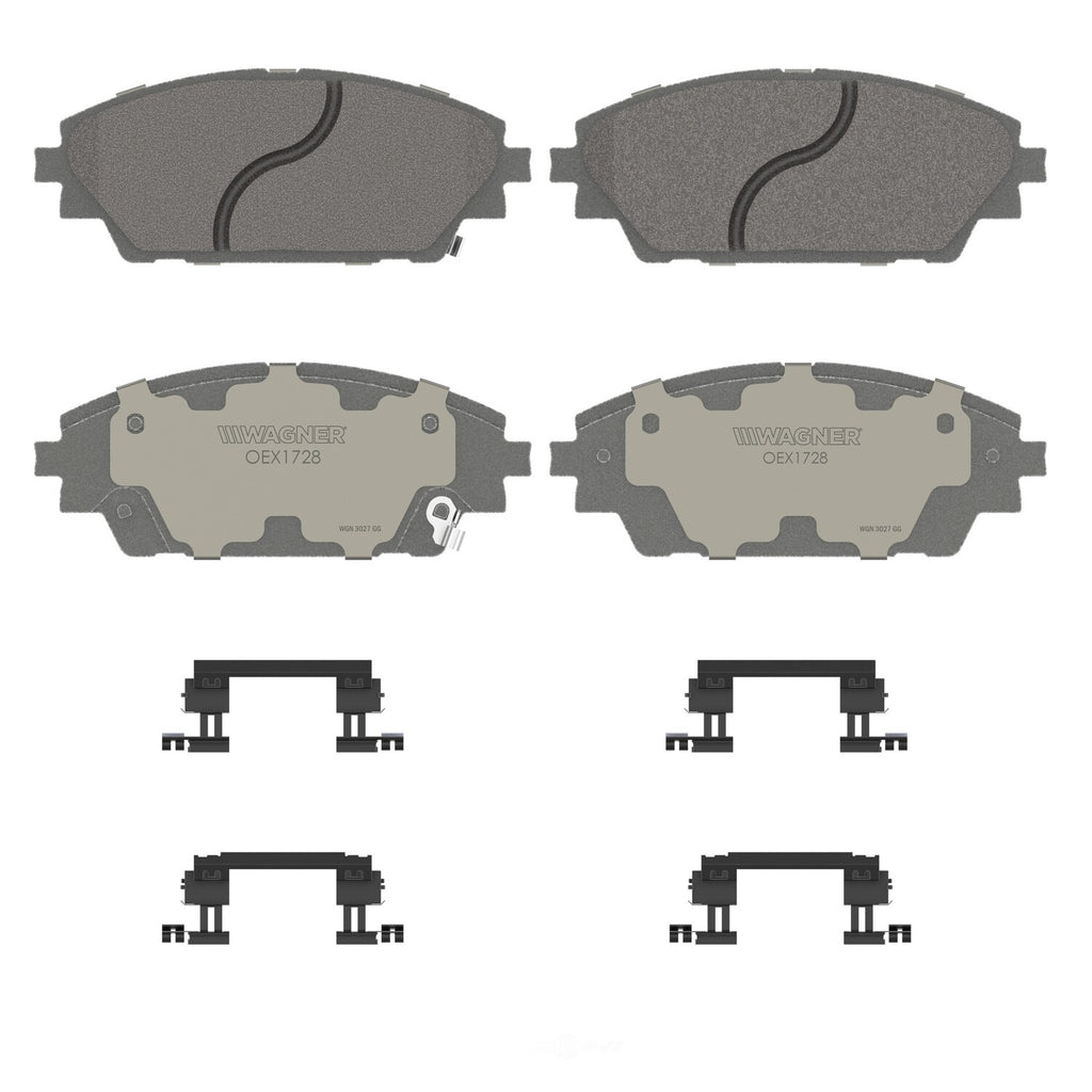 Frt Premium Ceramic Brake Pads  Wagner  OEX1728