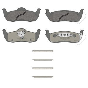Rr Premium Ceramic Brake Pads  Wagner  OEX1087