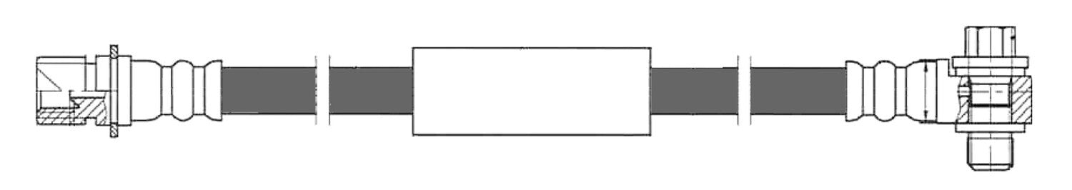 Rr Brake Hose  Centric Parts  150.66412