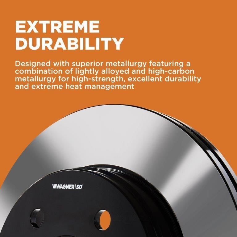 Front Severe Duty Brake Rotor  Wagner  DSX180661E