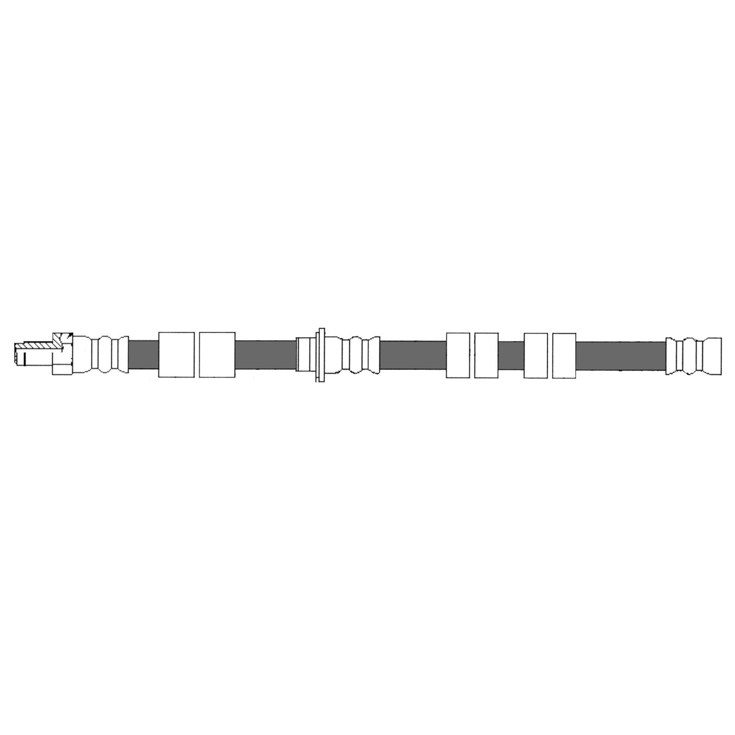 Frt Brake Hose  Centric Parts  150.34022